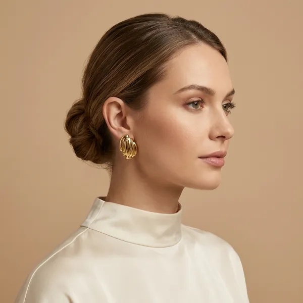 Golden_Stainless_Steel_Anti_Tarnish_Earrings_For_Women