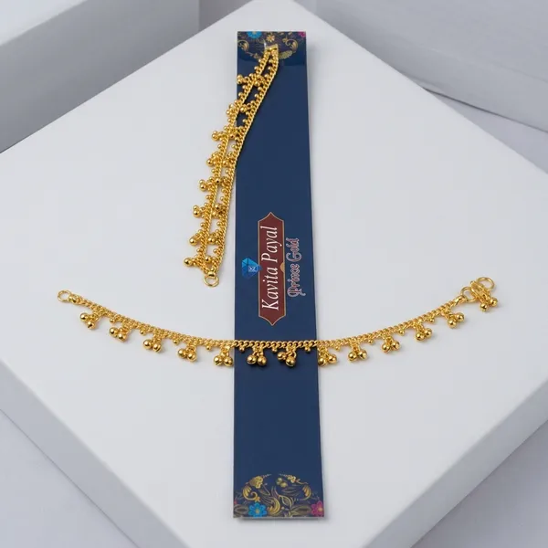 Golden_Brass_And_Copper_Anklets_For_Women