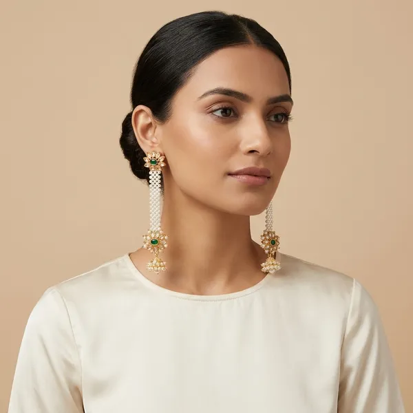 Pearl_Brass_And_Copper_Earcuffs_For_Women