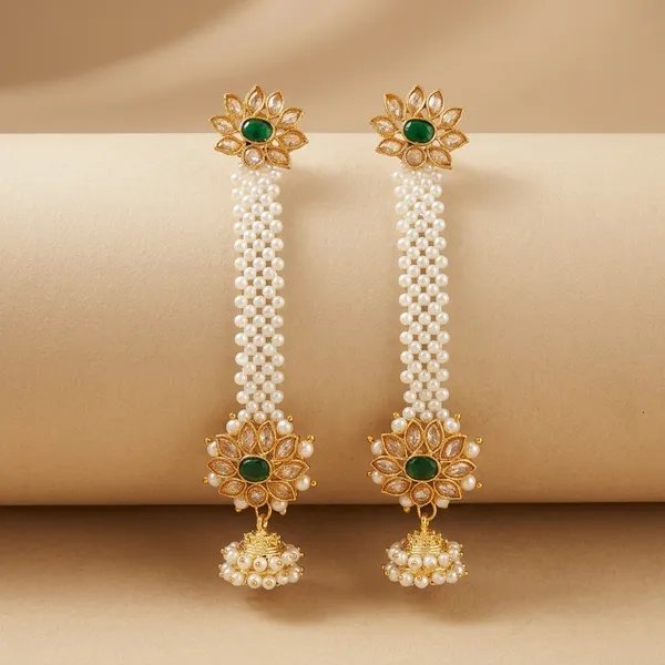 Pearl_Brass_And_Copper_Earcuffs_For_Women
