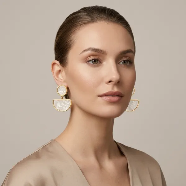 White_Stainless_Steel_Party_Wear_Earrings_For_Women