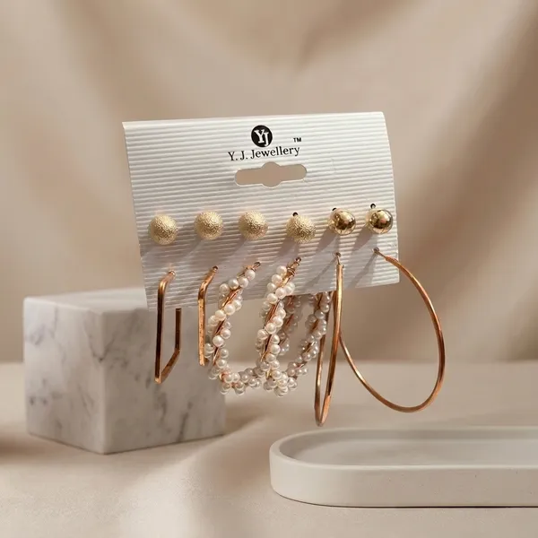 Golden_Stainless_Steel_Earring_Combo_For_Women