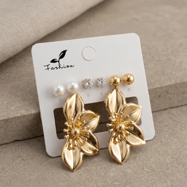 Golden_Stainless_Steel_Earring_Combo_For_Women
