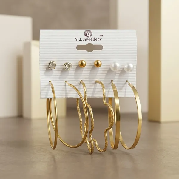 Golden_Stainless_Steel_Earring_Combo_For_Women