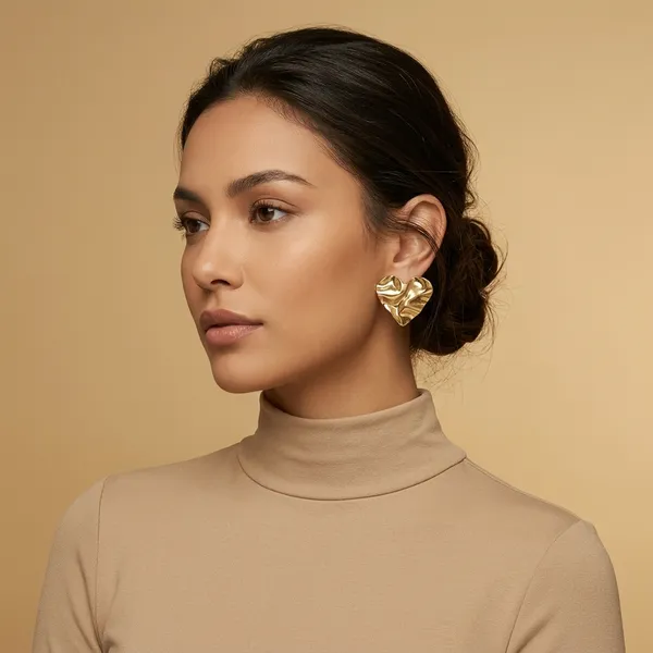 Golden_Stainless_Steel_Anti_Tarnish_Earrings_For_Women