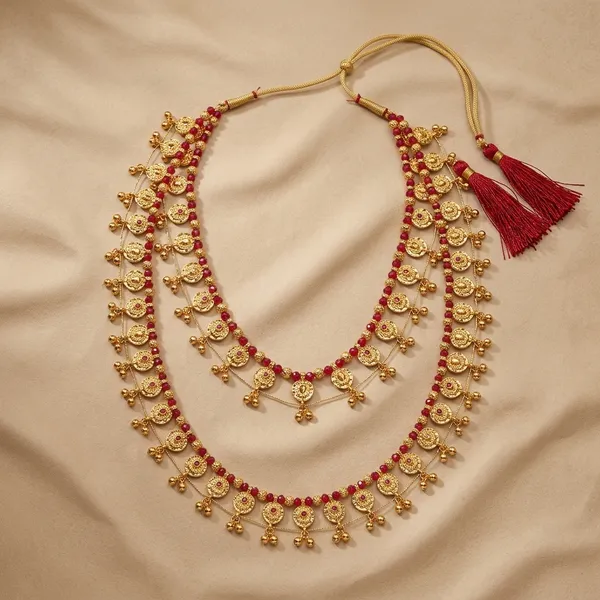 Golden_Brass_And_Copper_Long_And_Short_Necklace_Combo_For_Women