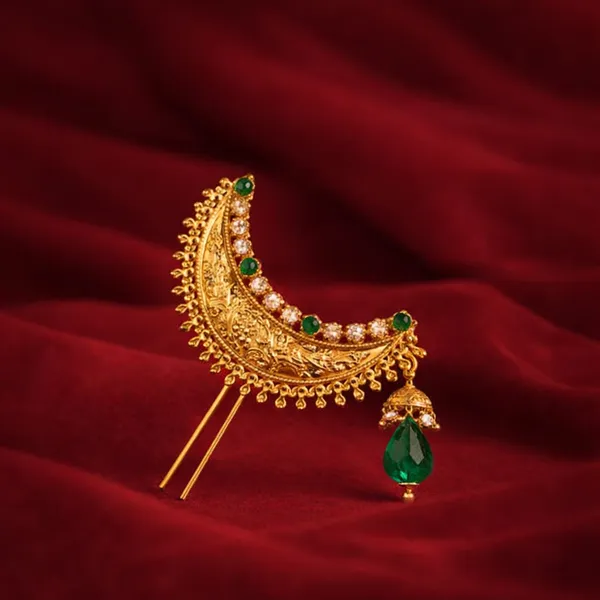 Multicolor_Brass_And_Copper_Khopa_For_Women