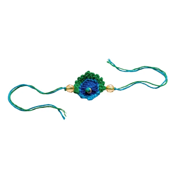 Blue_Cotton_Crochet_Peacock_Rakhi_for_Brothers