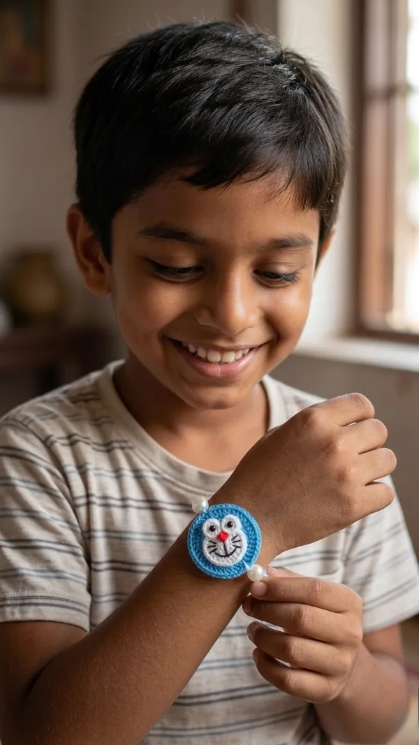 Blue_Thread_Cartoon_Rakhi_for_Kids