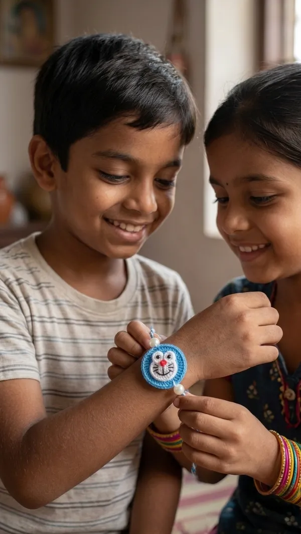 Blue_Thread_Cartoon_Rakhi_for_Kids