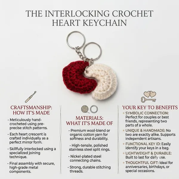 Red_White_Cotton_Crochet_Yin_Yang_Keychain_Set_For_Men_And_Women
