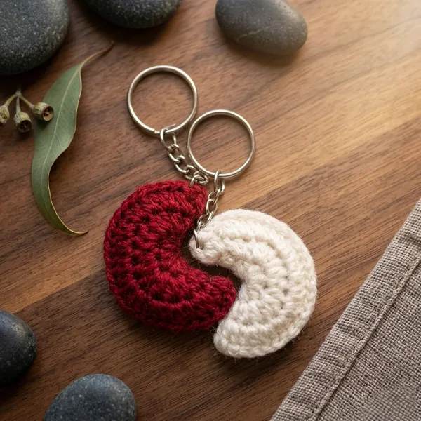 Red_And_Cream_Crochet_Yin_Yang_Keychains_For_All