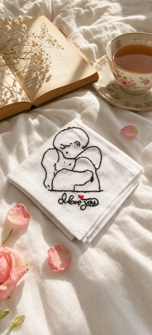White_Embroidered_Handkerchief_for_Couples