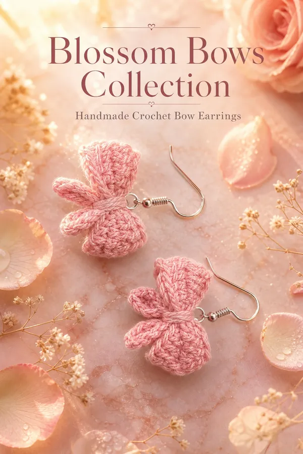 Pink_Crochet_Bow_Drop_Earrings_for_Women