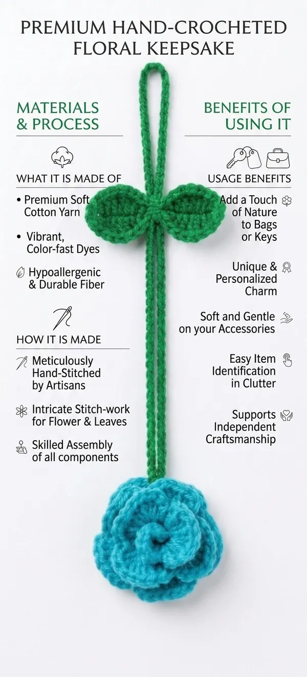 Blue_Cotton_Crochet_Floral_Hair_Tie_For_Women