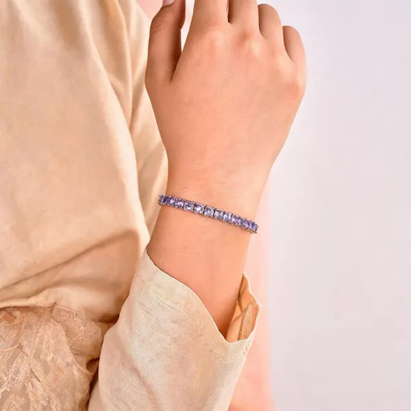 Gold_Purple_Stone_Studded_Tennis_Bracelet_For_Women