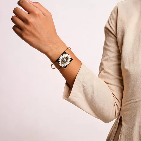 Gold_Toned_Evil_Eye_Cuff_Bracelet_For_Women