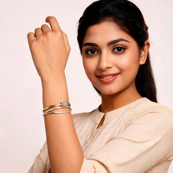 Gold_Toned_Studded_Cuff_Bracelet_For_Women