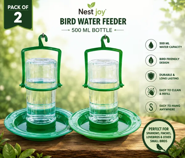 Green_Transparent_Cylindrical_Hanging_Bird_Water_Feeder_Pack_Of_2