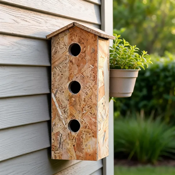 Brown_Wood_3-Family_Bird_House_16_Inch