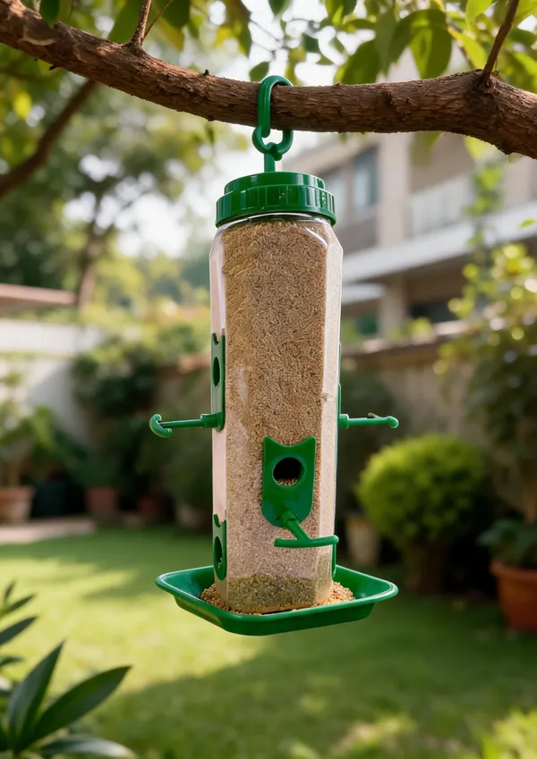 Green_Hexagonal_Bird_Feeder_1_Kg_Capacity