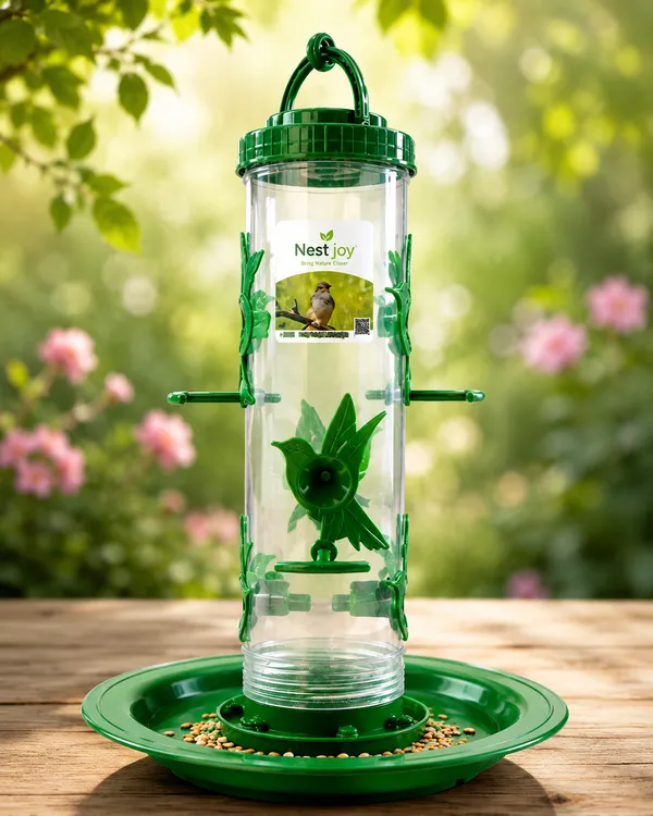 Transparent_Cylindrical_Hanging_Bird_Feeder_6_Nozzles