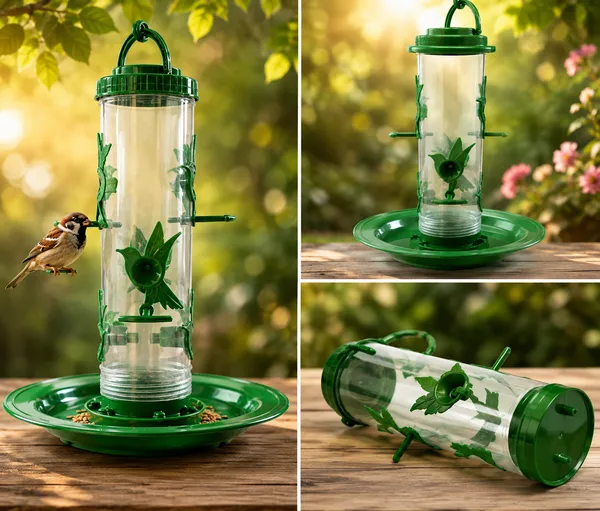 Transparent_Cylindrical_Hanging_Bird_Feeder_6_Nozzles