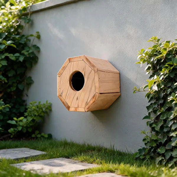 Brown_Pine_Wood_Compact_Faceted_Bird_Nesting_House
