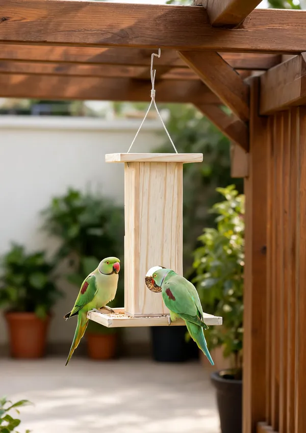 Brown_Pine_Wood_Hanging_Parrot_Bird_Feeder_With_Platform