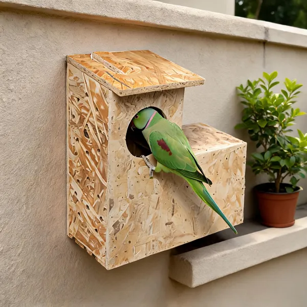 Brown_Wood_Panel_Enclosed_Bird_House_For_Parrot_And_Myna