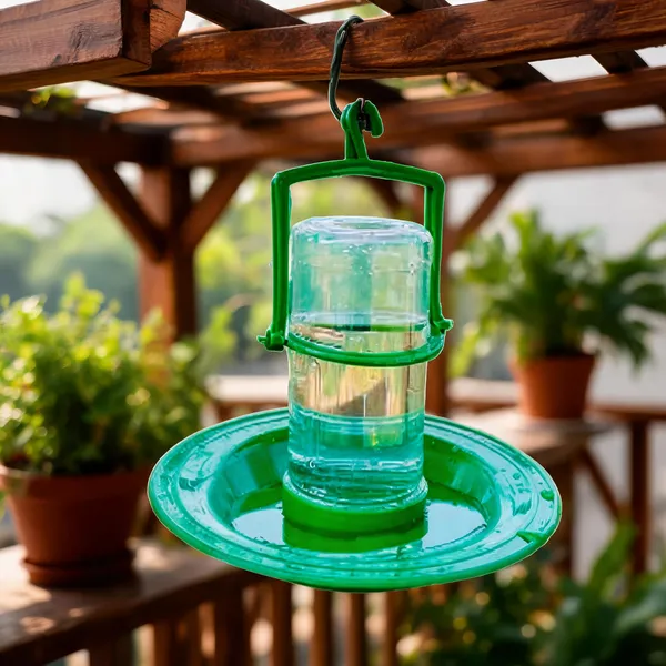 Green_Plastic_Hanging_Bird_Water_Feeder