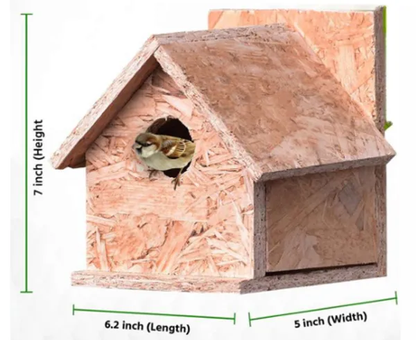 Brown_Wood_Hut_Shaped_Bird_House_Pitched_Roof
