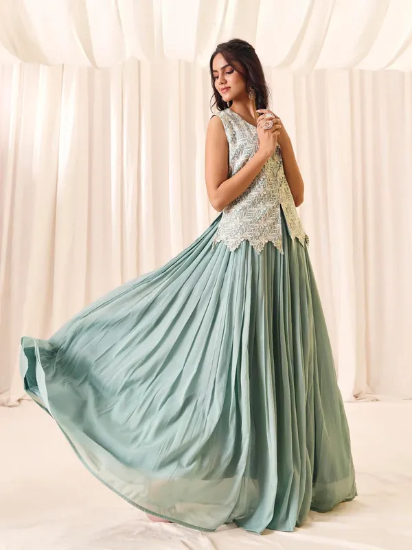 Sky_Blue_Georgette_Vatican_Print_Embroidered_Top_Skirt_Set_For_Women