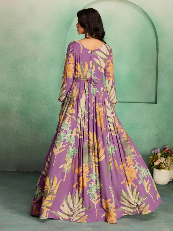 Pink_Rayon_Hand_Embroidery_Printed_Long_Gown_For_Women