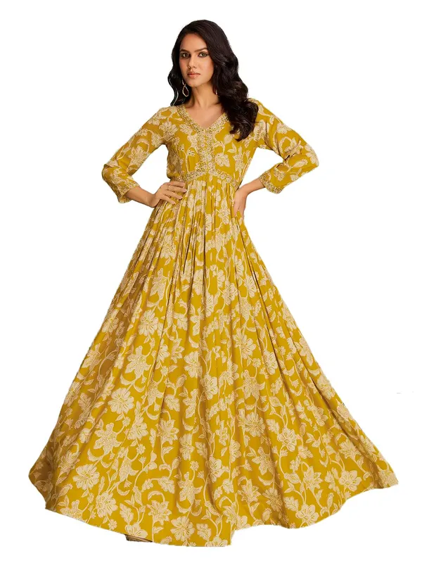 Yellow_Georgette_Embroidered_Sharara_Set_For_Women