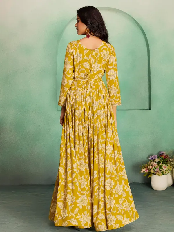 Yellow_Georgette_Embroidered_Sharara_Set_For_Women