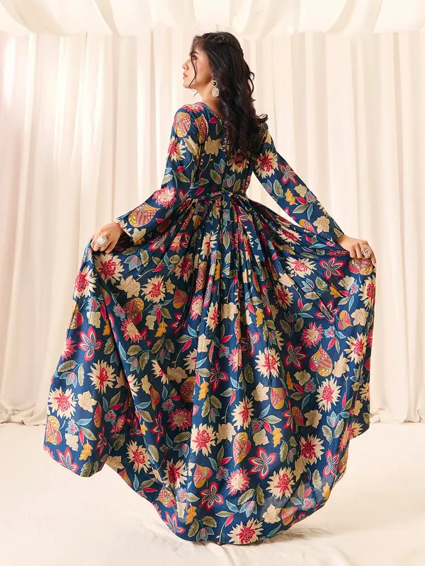 Morpich_Chanderi_Flared_Anarkali_Embroidered_Gown_For_Women