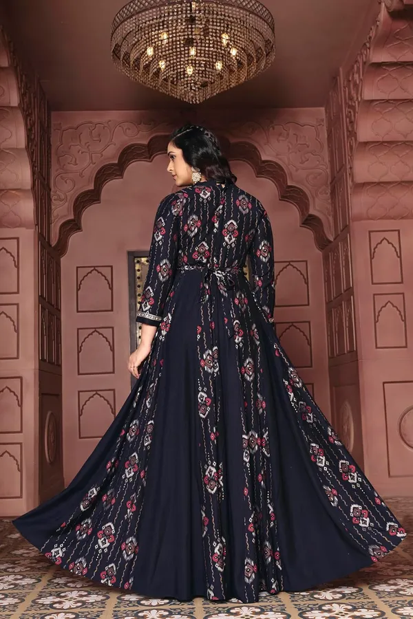 Black_Rayon_Flared_Anarkali_Embroidered_Sharara_Suit_For_Women