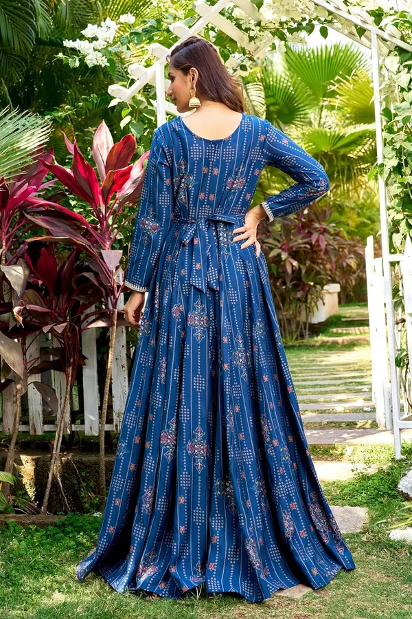 Blue_Georgette_Embroidered_Gown_For_Women