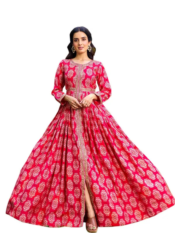 Pink_Terry_Silk_Flared_Anarkali_Embroidered_Gown_For_Women