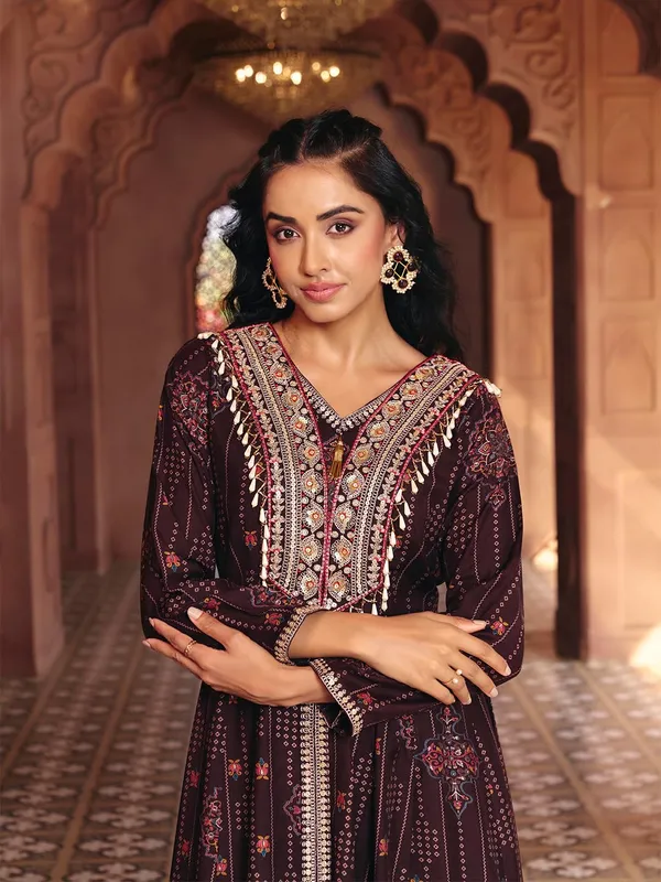 Coffee_Chinon_Flared_Anarkali_Embroidered_Gown_For_Women