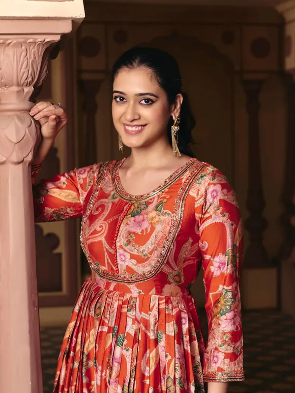 Orange_Georgette_Vatican_Print_Embroidered_Anarkali_Gown_For_Women