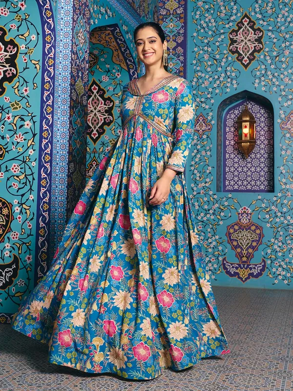 Sky_Blue_Georgette_Flared_Anarkali_Embroidered_Gown_For_Women