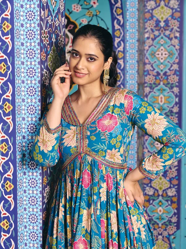 Sky_Blue_Georgette_Flared_Anarkali_Embroidered_Gown_For_Women