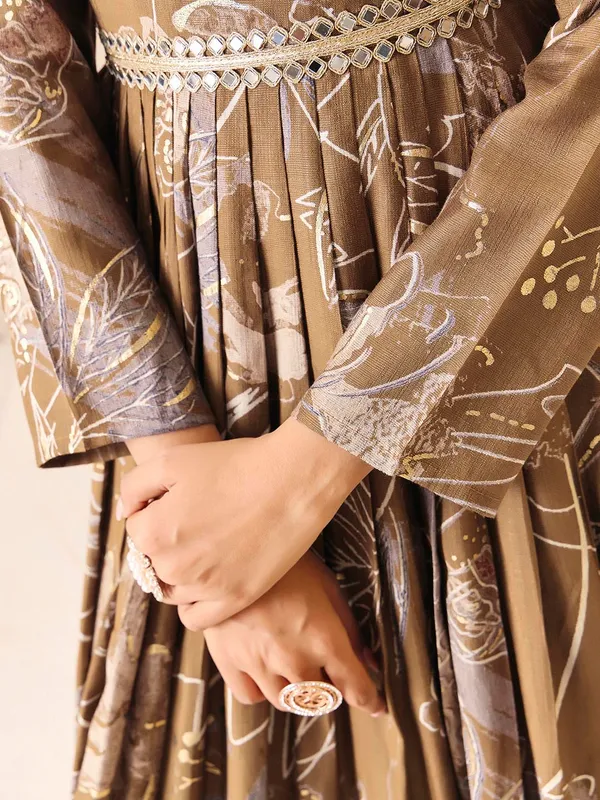 Coffee_Georgette_Vatican_Print_Embroidered_Anarkali_Gown_For_Women