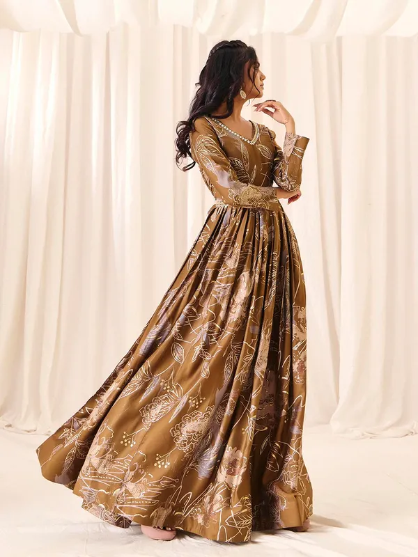 Coffee_Georgette_Vatican_Print_Embroidered_Anarkali_Gown_For_Women