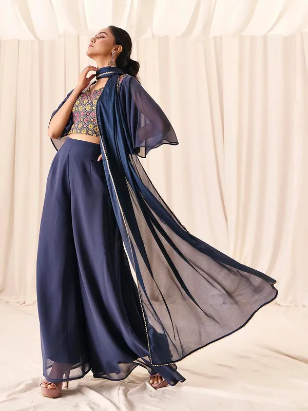 Navy_Blue_Georgette_Embroidered_Top_Palazzo_Set_For_Women