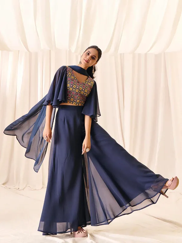 Navy_Blue_Georgette_Embroidered_Top_Palazzo_Set_For_Women
