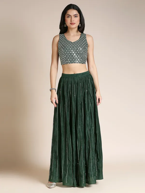 Green_Rayon_Embroidered_Co-Ord_Set_For_Women