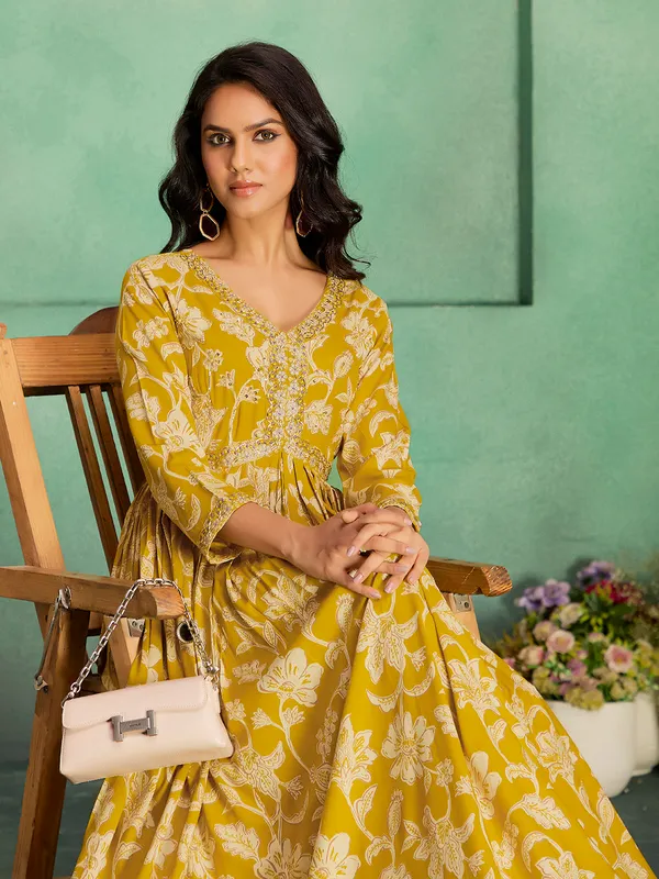 Yellow_Georgette_Embroidered_Sharara_Set_For_Women